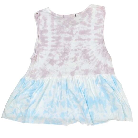 FREE PEOPLE Barely There Combo Tie Dye Tank Size M - Picture 3 of 4